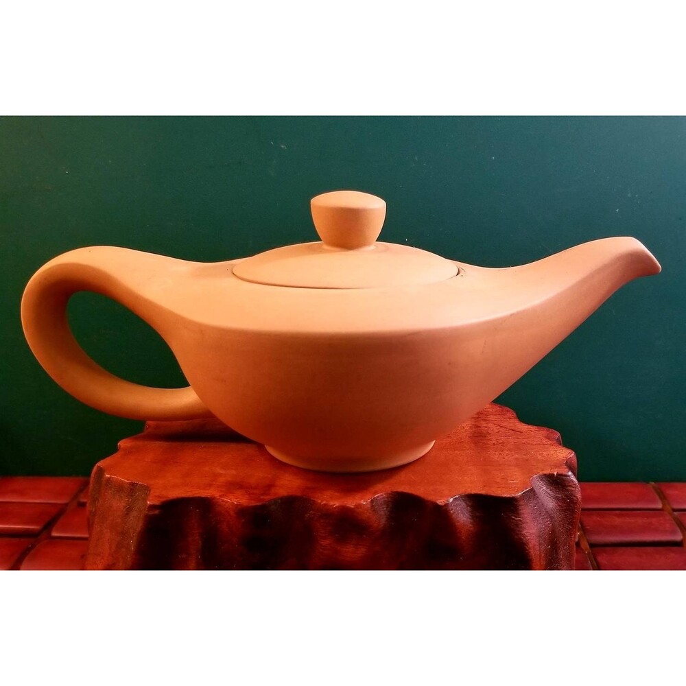 Vintage Tazo Magic Lamp Aladdin's Lamp Genie Lamp Ceramic Tea Pot Zisha Clay